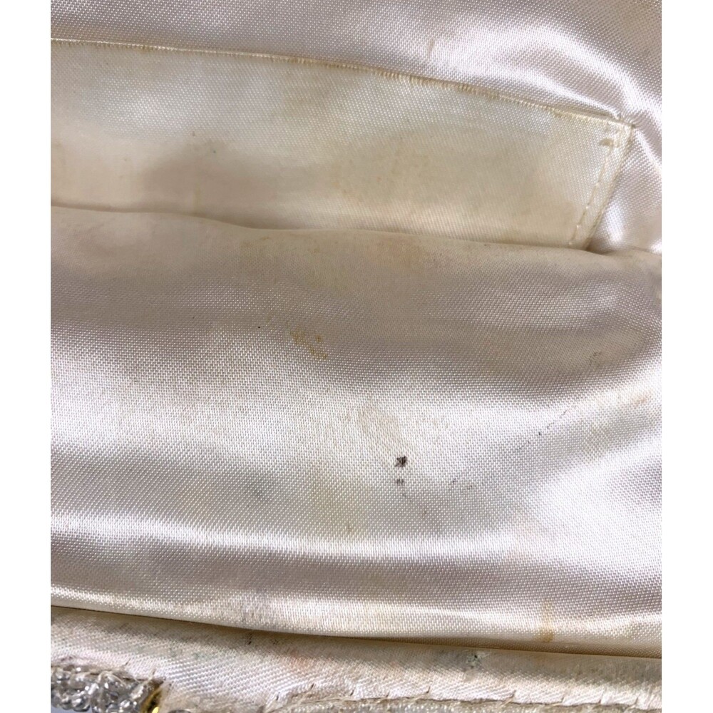 1950s Beaded Clutch Evening Bag Hong Kong Vintage Sequins Formal Cocktail - Picture 9 of 9